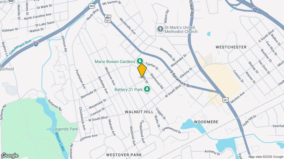 1762 Matoax Ave Mapa y Detalles de la Ubicación