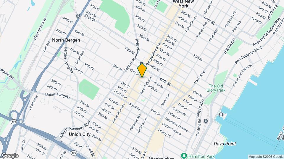 414 46th St Map and Location Details