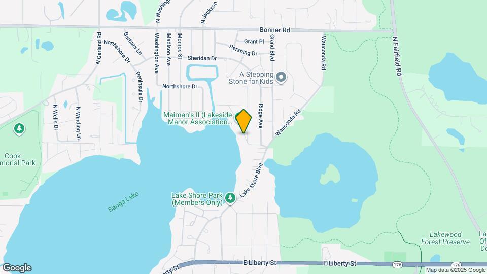 709 Lake Shore Dr Map and Location Details