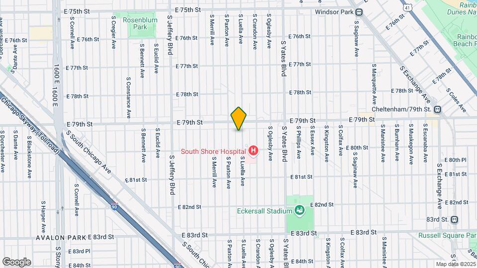7924 S Luella Ave Map and Location Details