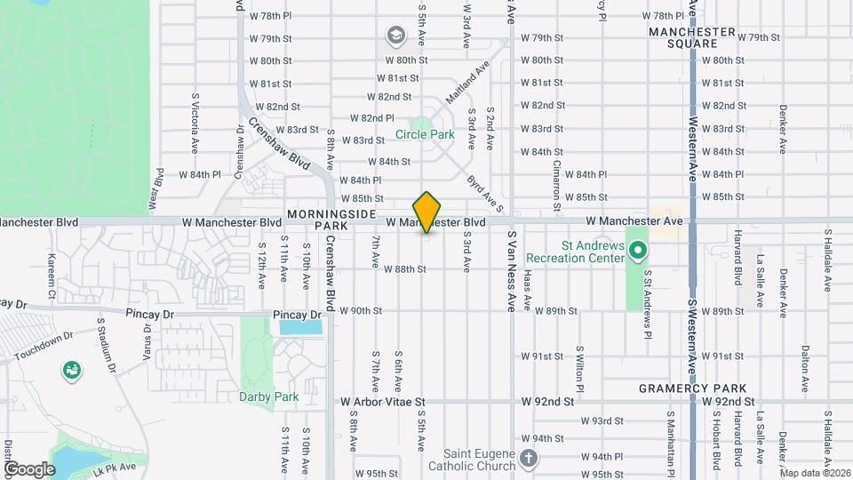 8616 S 5th Ave, Unit 8616 1/2 5th ave Map and Location Details