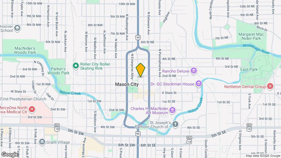 Federal Ave Rowhomes Mapa y Detalles de la Ubicación