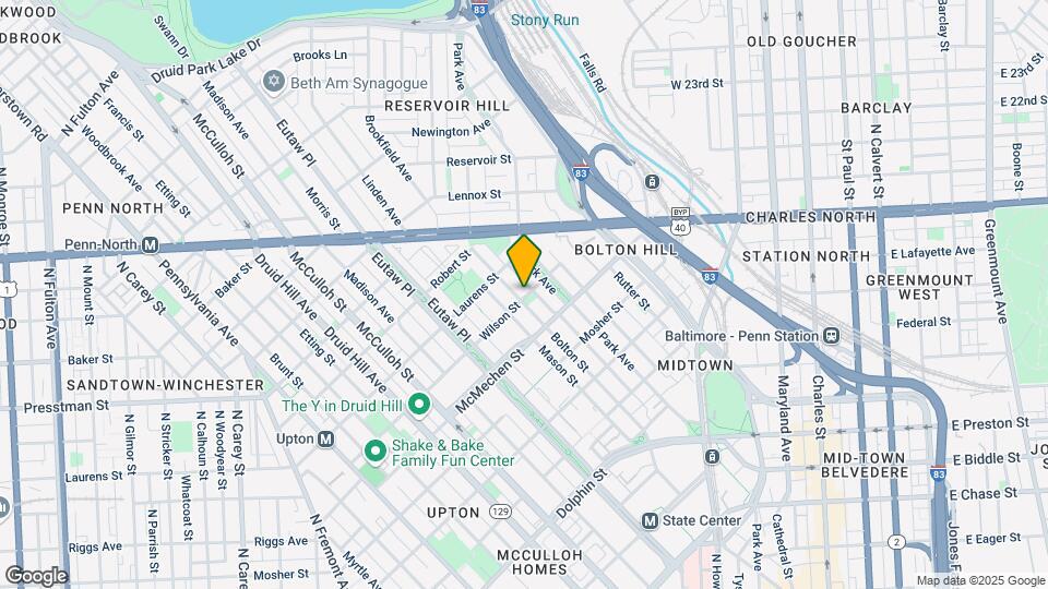 1701 Bolton St Mapa y Detalles de la Ubicación