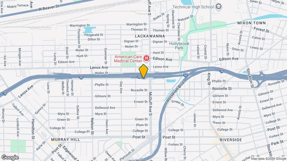 3032 Rayford St Map and Location Details