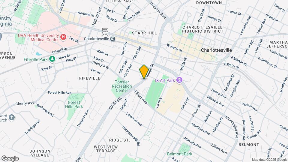 510 Ridge St Map and Location Details