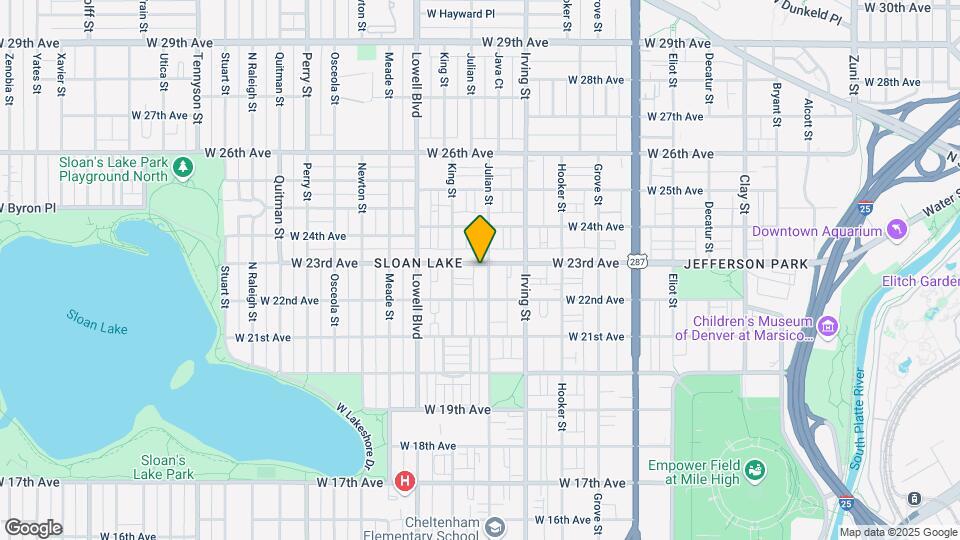 3414 W 23rd Ave Mapa y Detalles de la Ubicación