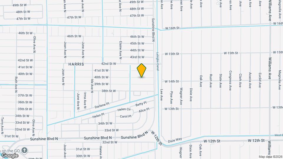 2513 40th St W Map and Location Details