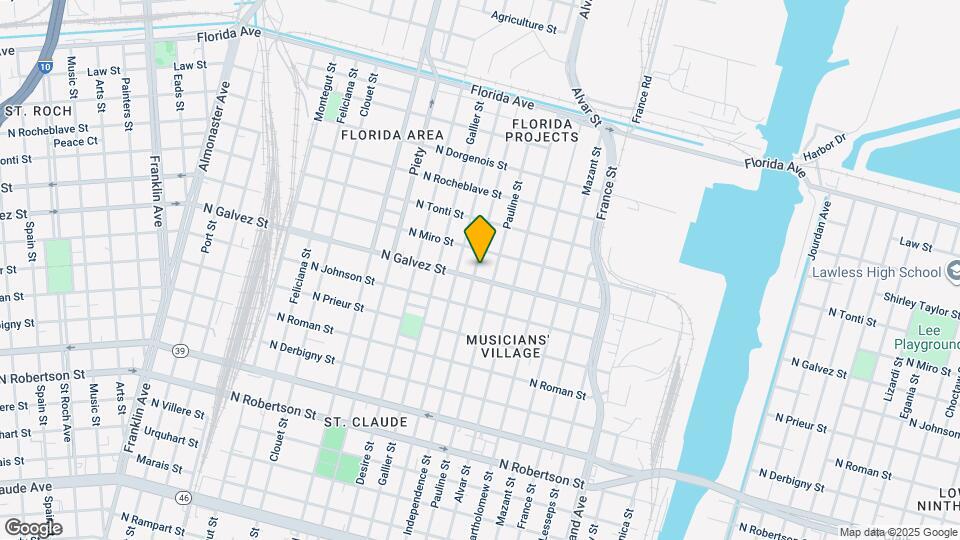 2115 Independence St Map and Location Details