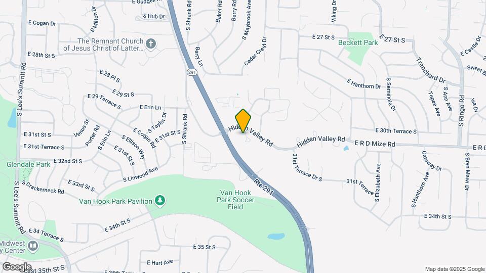 3114 S Cedar Crest Ct Map and Location Details