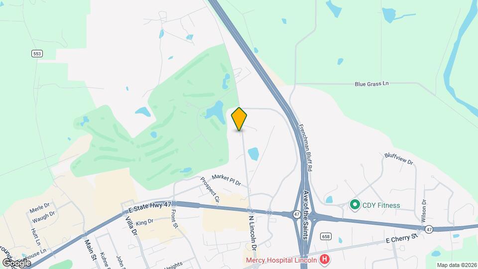 309 N Lincoln Dr Map and Location Details