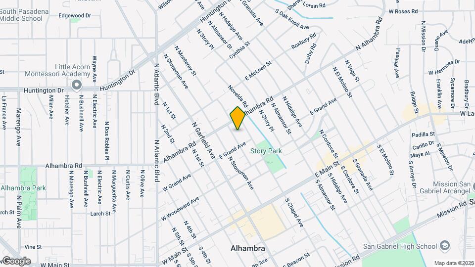 420 N Monterey St Map and Location Details