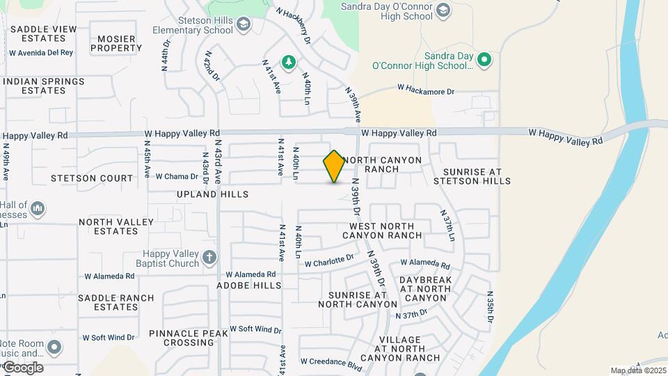 3955 W Whispering Wind Dr Map and Location Details