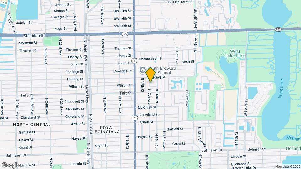 1641 Wilson St Map and Location Details