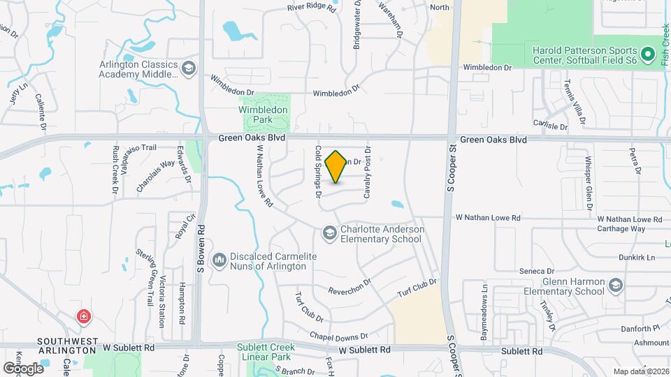 2119 Belmont Park Dr Map and Location Details