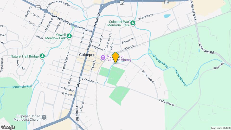 637 E Spencer St Map and Location Details