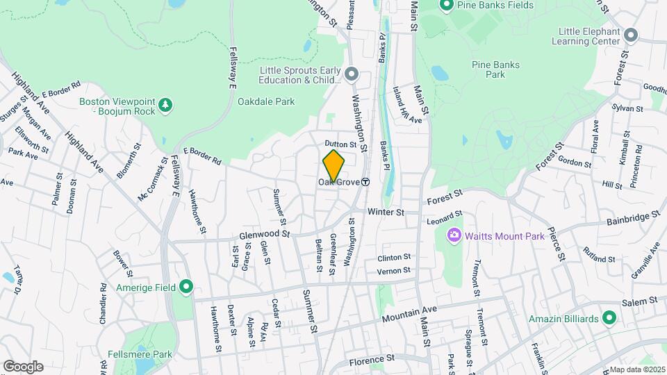 70 Wyoming Ave, Unit #1 Map and Location Details