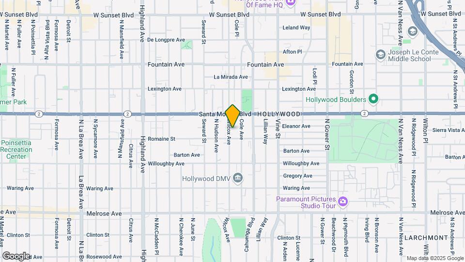 1016 Wilcox Ave Mapa y Detalles de la Ubicación