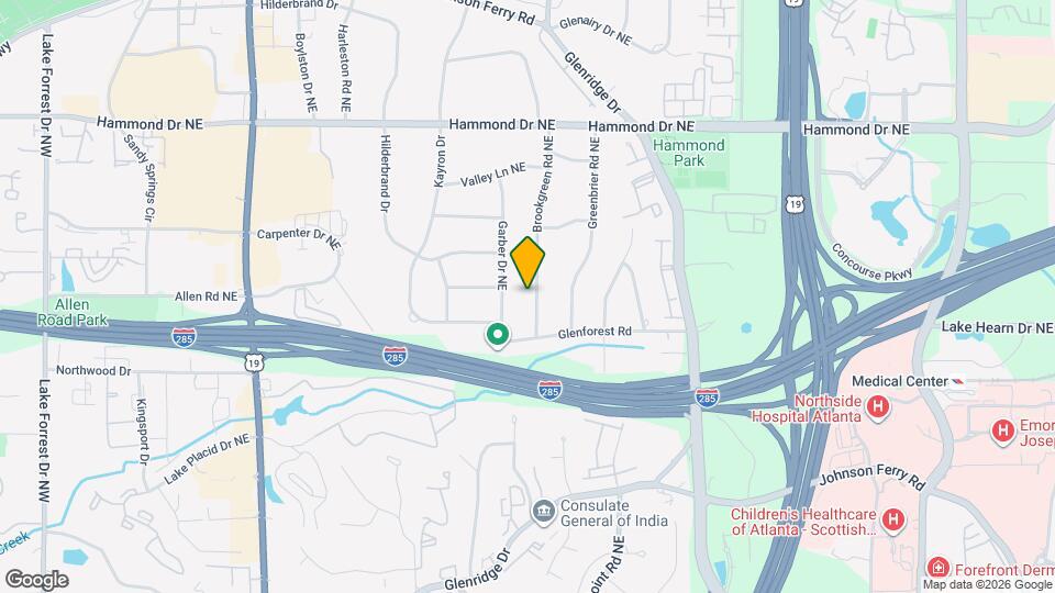 5810 Brookgreen Rd NE Mapa y Detalles de la Ubicación