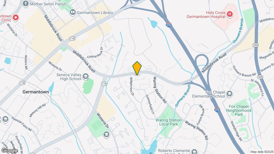 12415 Hickory Tree Way Mapa y Detalles de la Ubicación