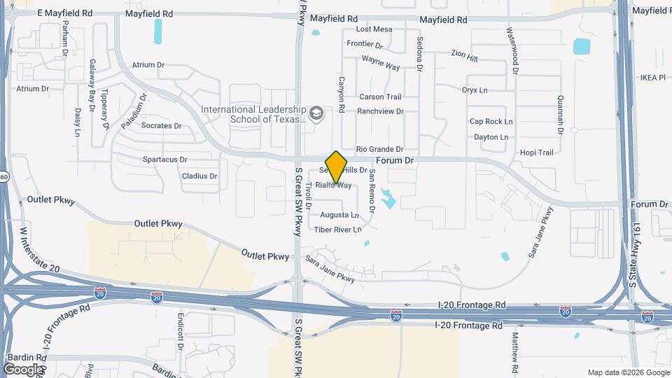2537 Rialto Way Map and Location Details