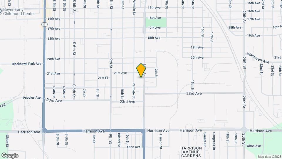 2219 11th St Map and Location Details