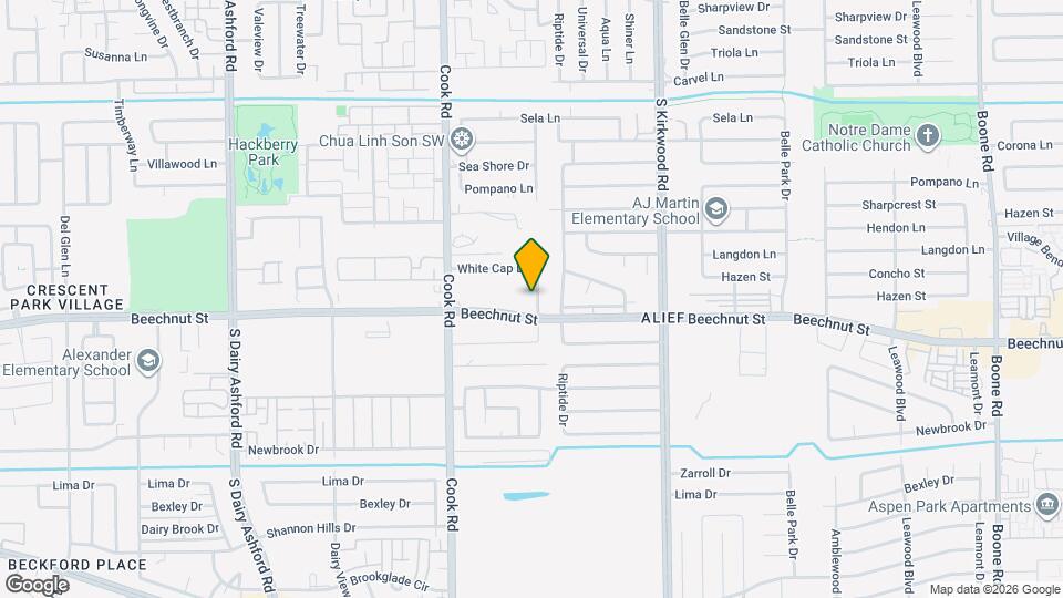 8124 Beech Cove Ln Map and Location Details