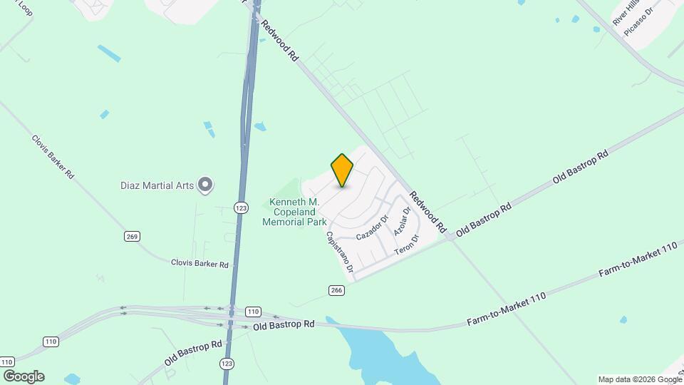 280 Cordero Dr Map and Location Details