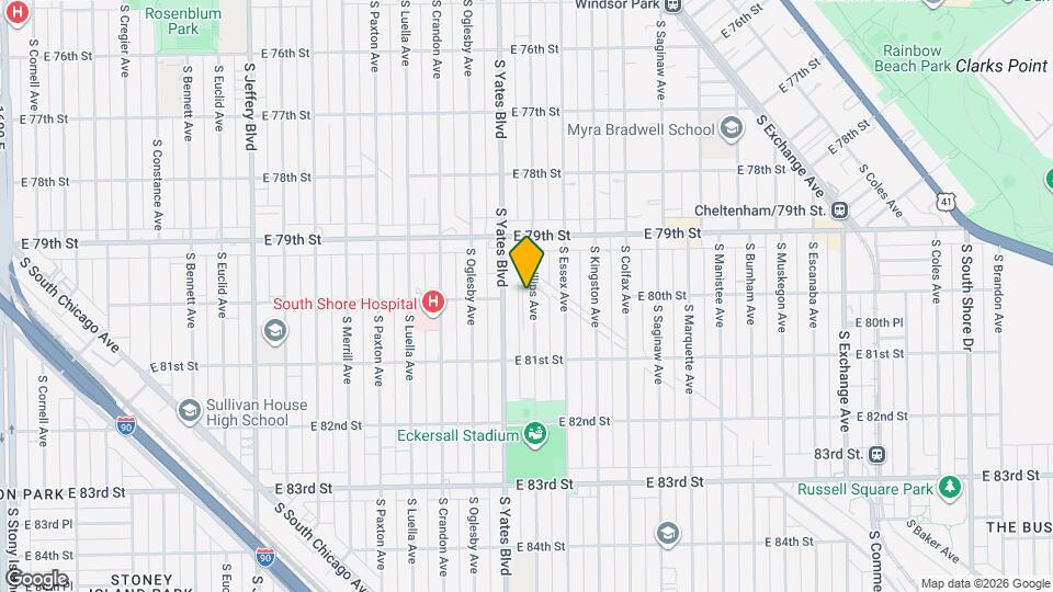 7960 S Phillips Ave Map and Location Details