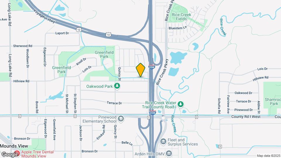 2075 Hillview Rd Map and Location Details