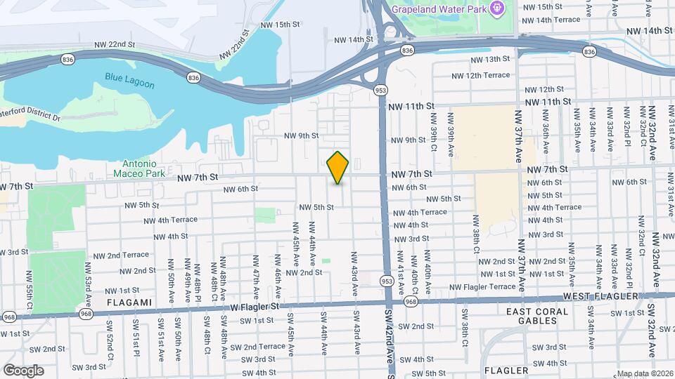 612 NW 43rd Ct Map and Location Details