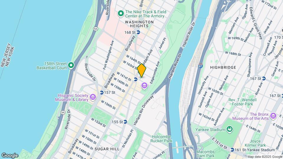 451 W 162nd St Map and Location Details