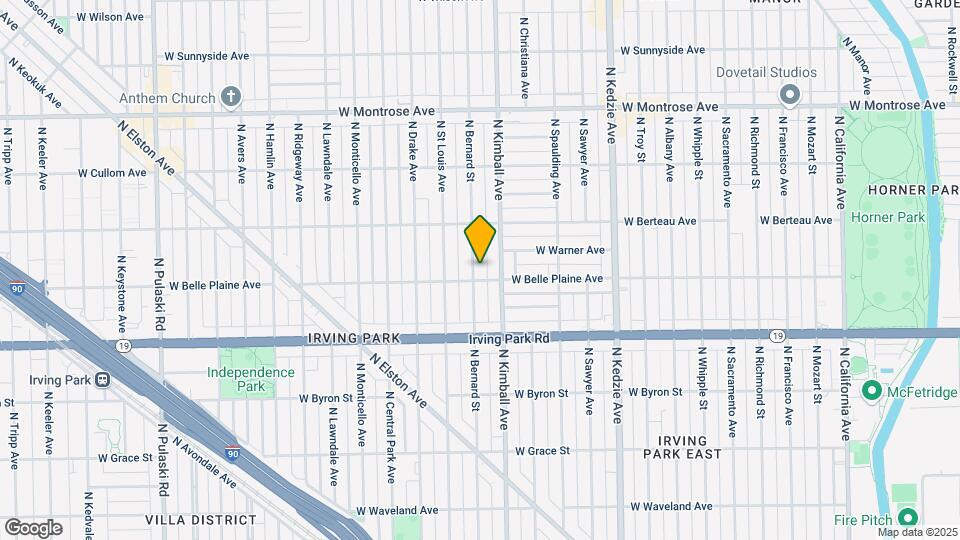 4107 N Bernard St Map and Location Details