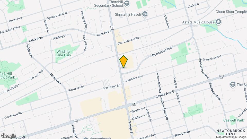 World on Yonge Map and Location Details