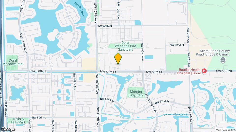 5840 NW 104th Ct Map and Location Details