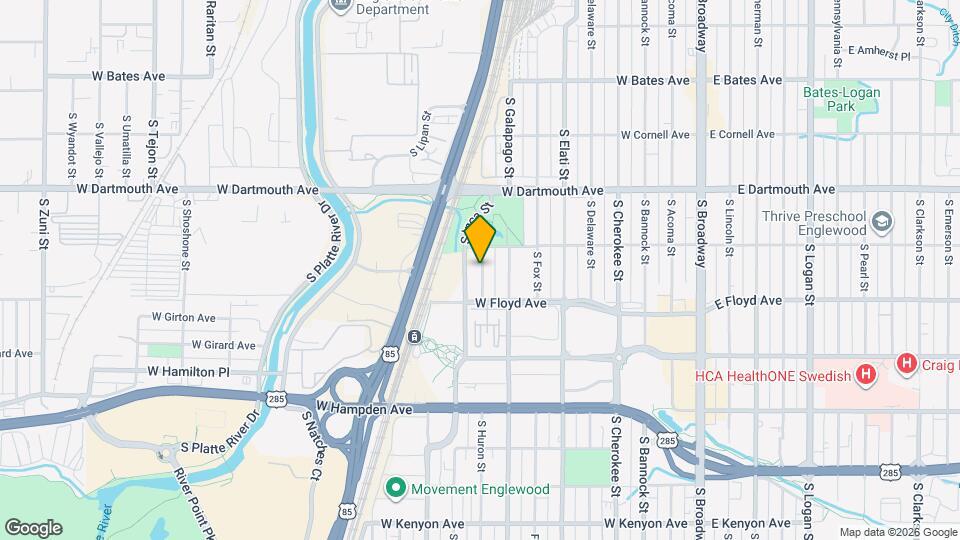 3237 S Huron St Map and Location Details