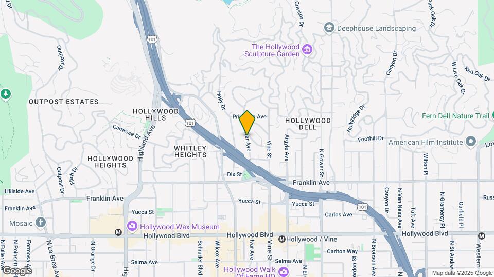 2051 Ivar Ave, Unit 2051 Mapa y Detalles de la Ubicación