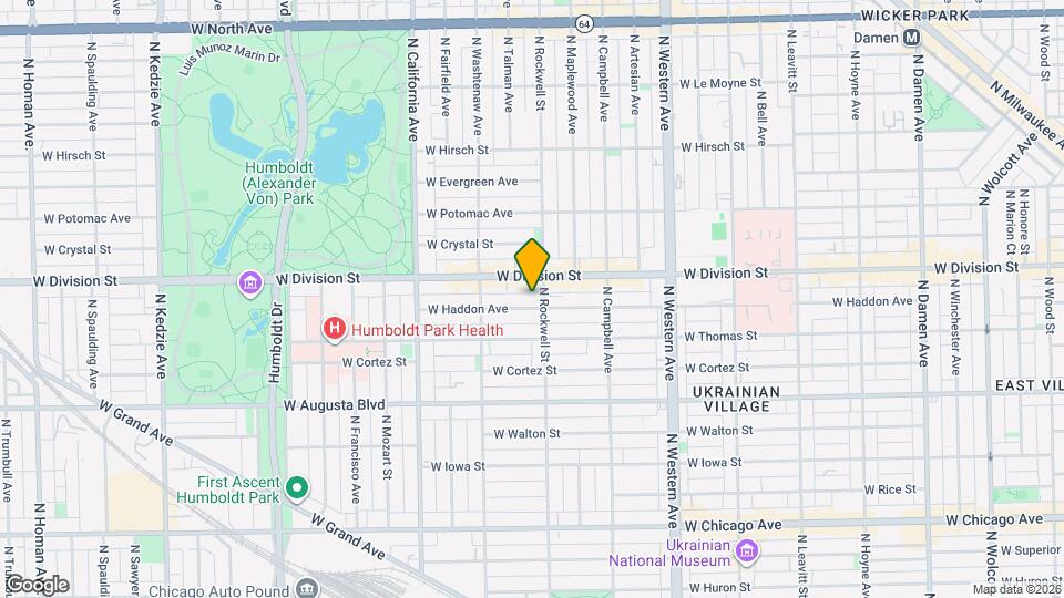 2608 W Haddon Ave Mapa y Detalles de la Ubicación