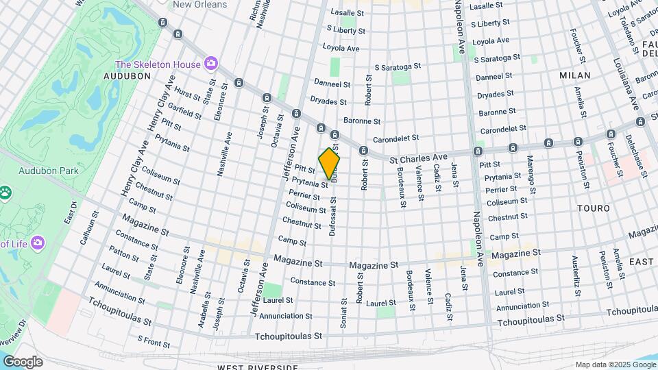 5215 Prytania St Map and Location Details