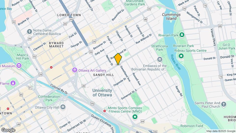 260 Laurier Av E Map and Location Details