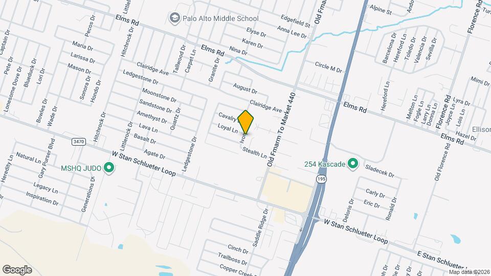 4304 Ivory Ln Map and Location Details