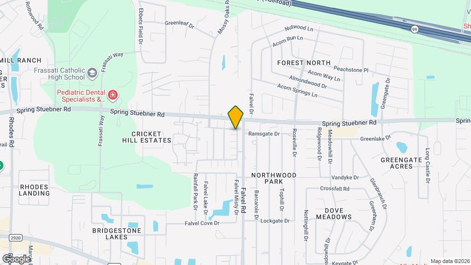 21879 Mossy Field Ln Map and Location Details