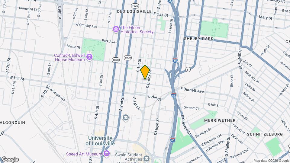 123 E Burnett Ave Map and Location Details