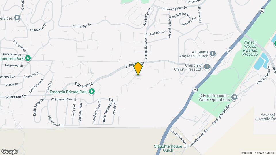 1611 Cloudstone Dr Mapa y Detalles de la Ubicación