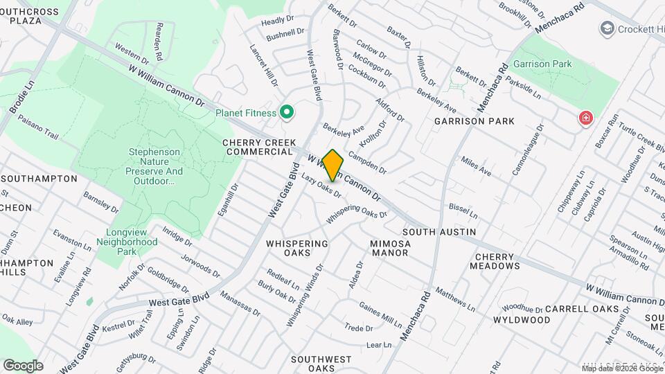 2512 Lazy Oaks Dr, Unit Entire House Map and Location Details