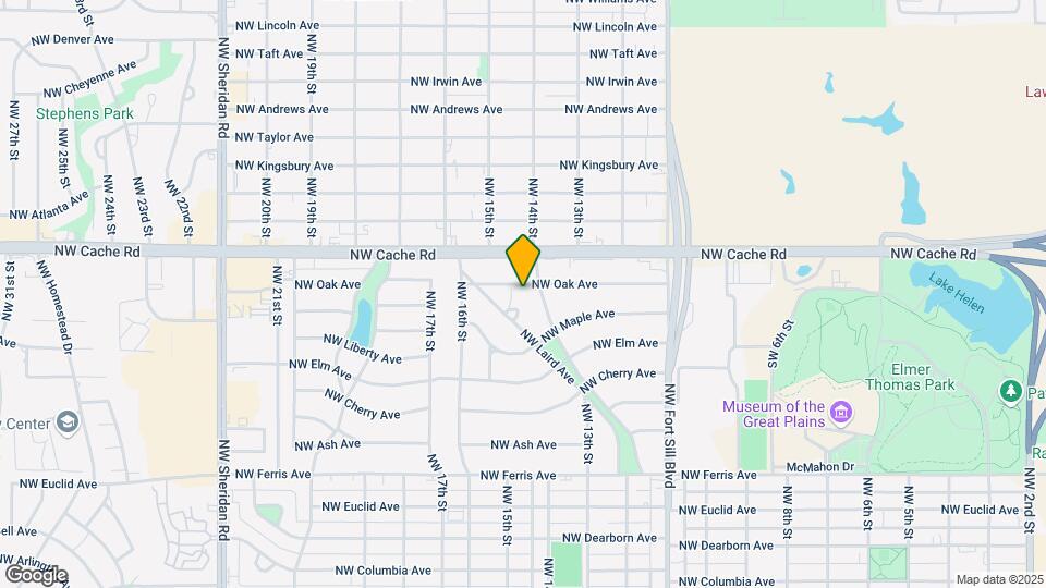 1206 NW Oak Ave Map and Location Details