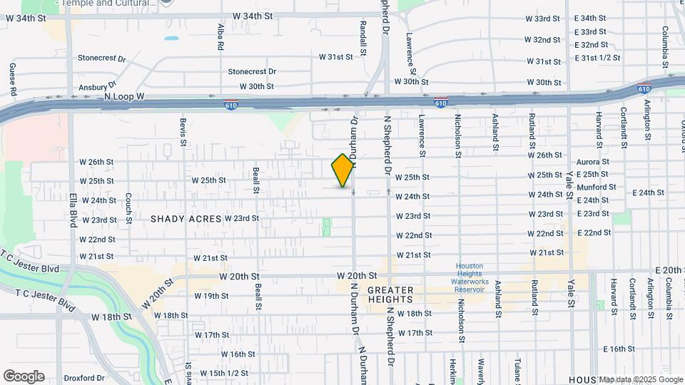 815 W 24th St Map and Location Details