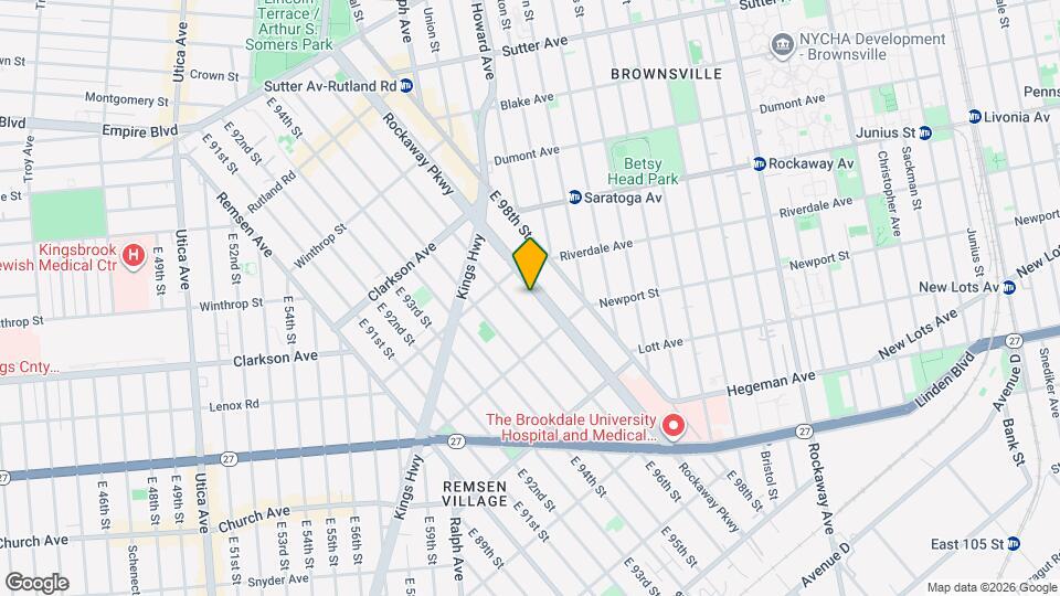 368 Rockaway Pkwy Map and Location Details