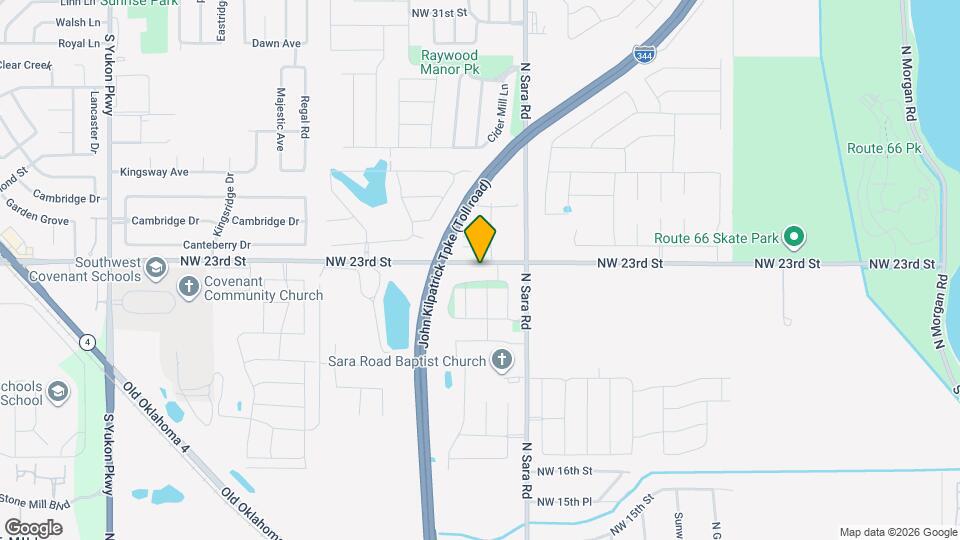 10703 NW 23rd Terrace Map and Location Details