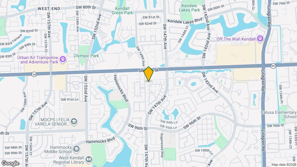 9046 SW 148th Ct Map and Location Details