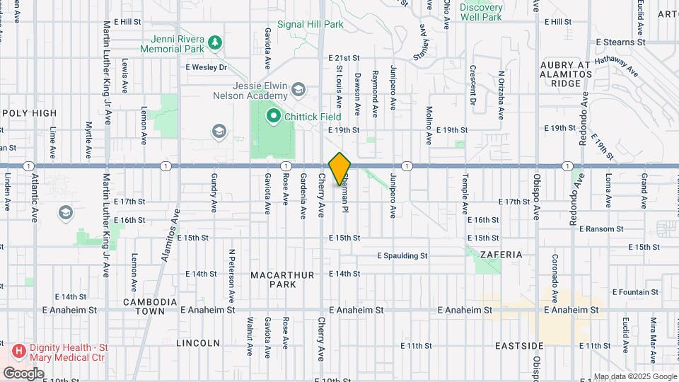 1725 Sherman Pl Map and Location Details